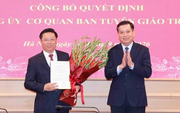 Ông Trần Thanh Lâm giữ chức Bí thư Đảng ủy cơ quan Ban Tuyên giáo Trung ương