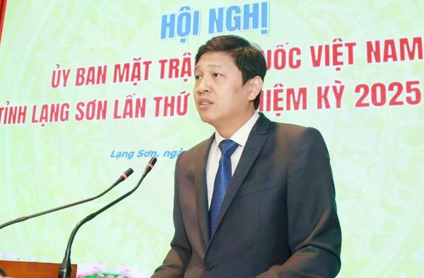 Ông Vũ Hoàng Anh giữ chức Chủ tịch Ủy ban MTTQ Việt Nam tỉnh Lạng Sơn