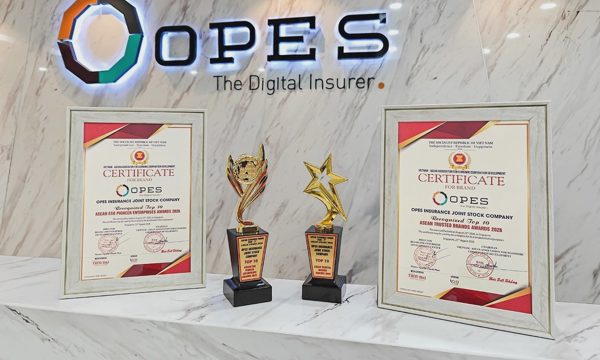 OPES nhận hai giải thưởng tại ASEAN Awards 2026