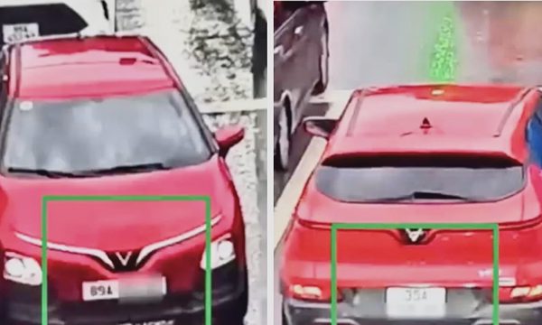 Ôtô gắn hai biển số để né camera AI, tài xế bị phạt 23 triệu đồng