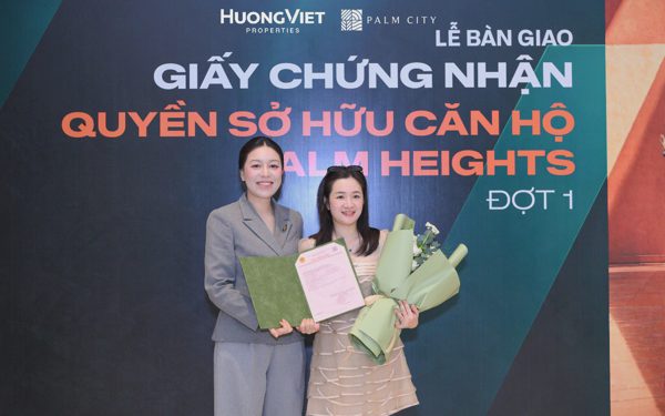 Palm Heights trao sổ hồng đợt 1: Khẳng định năng lực thực thi