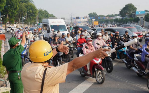 PC08 TP.HCM triển khai nhiều giải pháp giảm ùn tắc khi thi công metro số 2