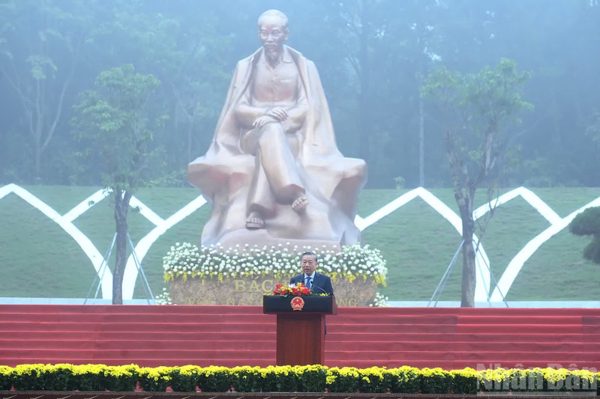 Phát biểu của Tổng Bí thư, Chủ tịch nước Tô Lâm tại Lễ khánh thành tượng đài Bác Hồ với ngày hội non sông