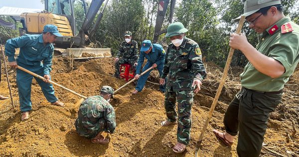 Phát hiện 6 hài cốt liệt sĩ nghi hy sinh khoảng năm 1968 - 1973 ở Quảng Ngãi