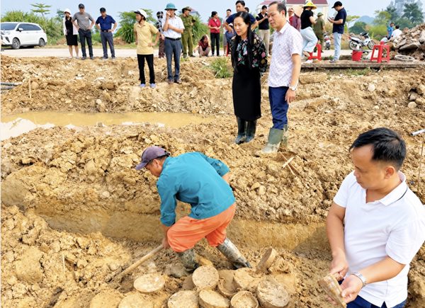 Phát hiện cổ vật thời Trần khi đào móng nhà ở Ninh Bình