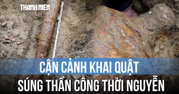 Phát hiện súng thần công thời Nguyễn khoảng 200 năm tuổi tại Thành Điện Hải