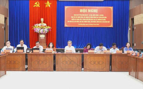 Phó bí thư Thành ủy TP.HCM Nguyễn Phước Lộc làm việc với 8 xã, phường