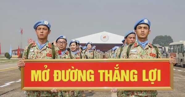 Phó chủ tịch nước giao nhiệm vụ cho 247 chiến sĩ gìn giữ hòa bình Liên Hiệp Quốc