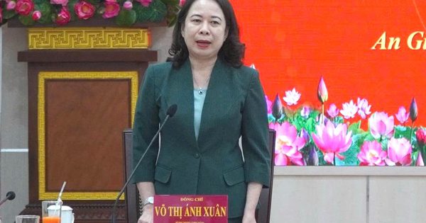 Phó chủ tịch nước Võ Thị Ánh Xuân: An Giang cần bồi dưỡng, quy hoạch cán bộ