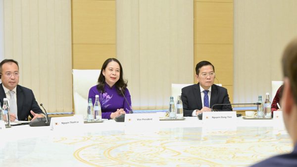 Phó Chủ tịch nước Võ Thị Ánh Xuân hội đàm với Thủ tướng Georgia