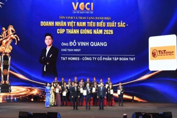 Phó Chủ tịch T&T Group Đỗ Vinh Quang được vinh danh Doanh nhân Việt Nam tiêu biểu