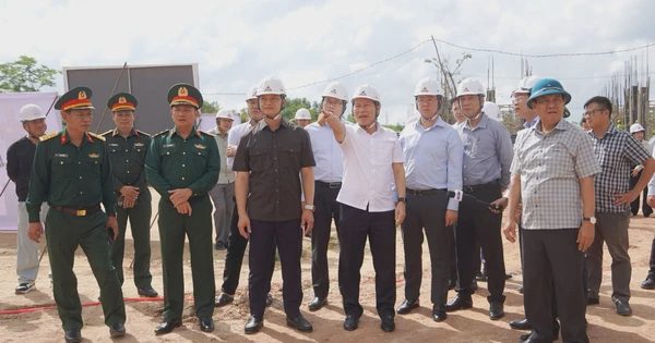 Phó thủ tướng Lê Tiến Châu kiểm tra 2 dự án cơ sở giáo dục Quảng Trị