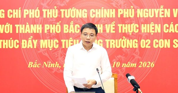 Phó Thủ tướng Nguyễn Văn Thắng làm việc với Bắc Ninh về tăng trưởng hai con số