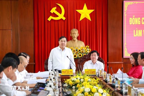 Phó Thủ tướng Thường trực: Tây Ninh giữ đà tăng trưởng, phấn đấu GRDP đạt 10,5%