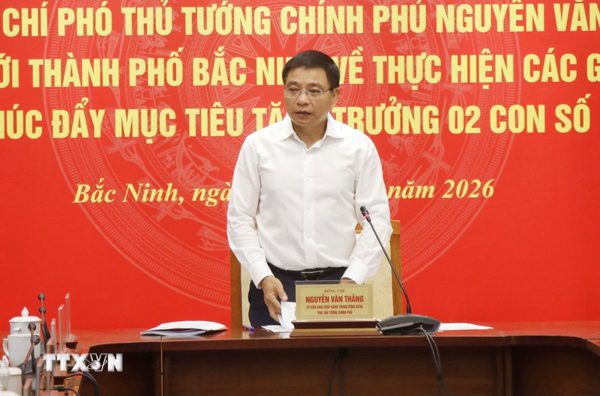 Phó Thủ tướng yêu cầu Bắc Ninh quyết liệt thực hiện mục tiêu tăng trưởng hai con số