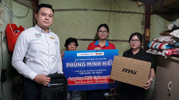 Phong Vũ bắt tay cùng MSI và NVIDIA trao tặng học bổng cho học sinh nghèo