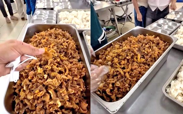 Phụ huynh kiểm tra đột xuất thấy cơm bán trú 'toàn tóp mỡ', nhà trường nói gì?
