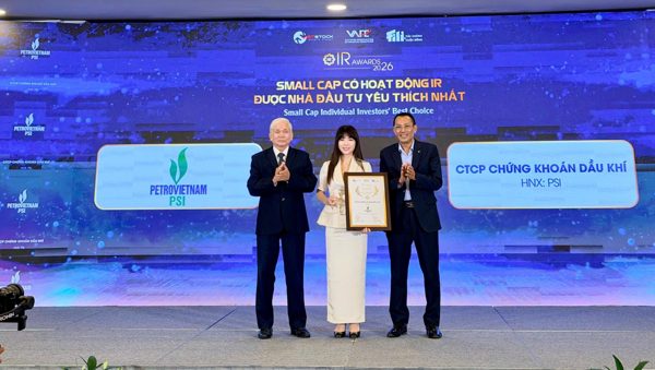 PSI nhận cú đúp giải thưởng danh giá tại IR Awards 2026