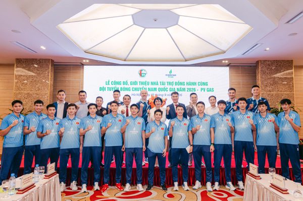 PV GAS đồng hành cùng đội tuyển bóng chuyền nam quốc gia năm 2026
