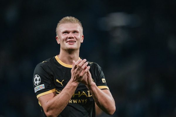 ‘Quái thú’ Haaland san bằng kỷ lục ghi bàn cho Man City tại Champions League