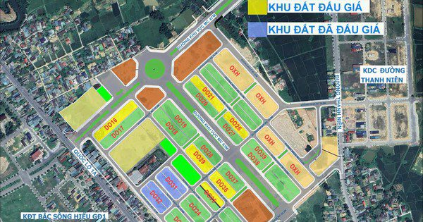 Quảng Trị đấu giá 77 thửa đất ở tại hai dự án, giá khởi điểm thế nào?
