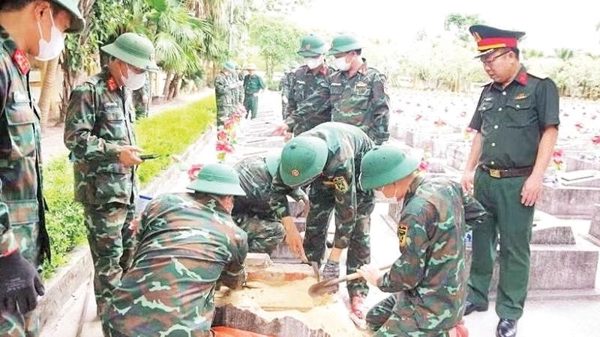 Quảng Trị hoàn thành lấy mẫu giám định danh tính hài cốt liệt sĩ