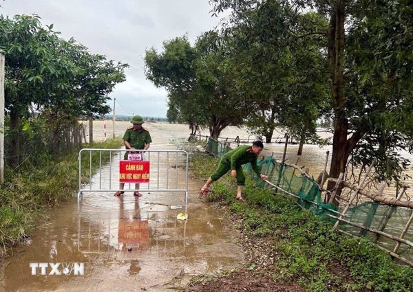 Quảng Trị sơ tán 653 hộ dân để ứng phó mưa lũ