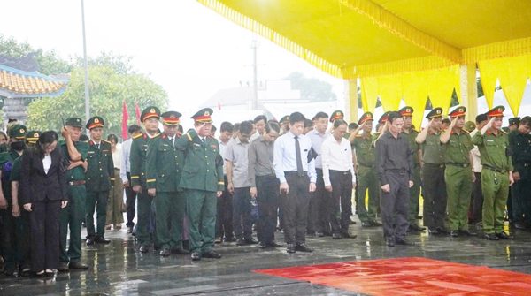 Quảng Trị tổ chức truy điệu, an táng 7 hài cốt liệt sĩ
