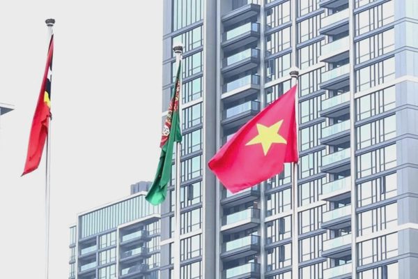 Quốc kỳ Việt Nam tung bay tại Nagoya, mở màn hành trình Asiad 20