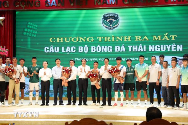 Ra mắt Câu lạc bộ Bóng đá FC Thái Nguyên: Động lực mới cho thể thao xứ Trà