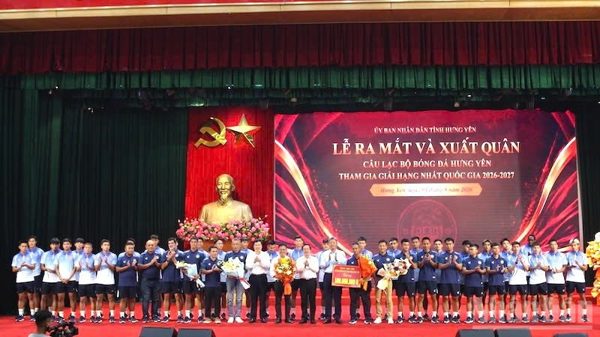Ra mắt Câu lạc bộ bóng đá Hưng Yên (Hưng Yên FC)