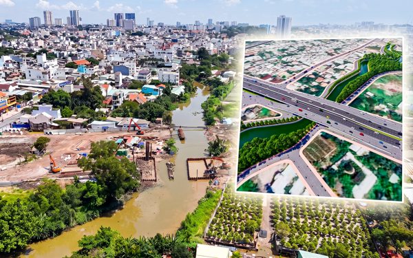 Rạch Thủ Đức sẽ được mở rộng gần gấp 3 lần, nạo vét sâu hơn 3m