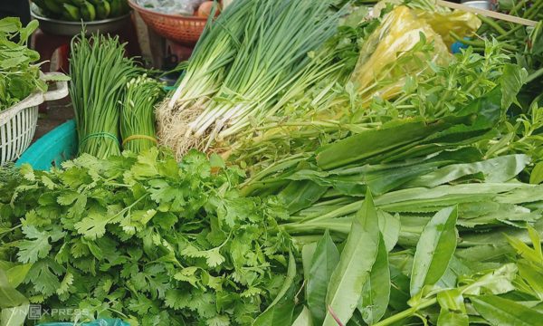 Rau gia vị đắt ngang thịt do mưa kéo dài