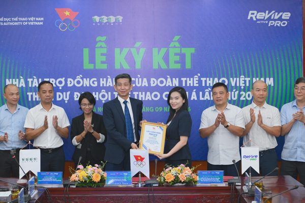 Revive Thể Thao tiếp sức tuyển thủ Việt Nam tại ASIAD 20