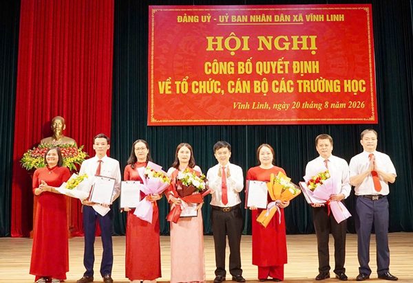 Rõ người, rõ việc, rõ trách nhiệm trong sắp xếp mạng lưới trường học ở Vĩnh Linh