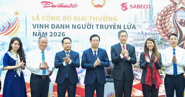 SABECO đồng hành cùng giải thưởng 'Vinh danh Người truyền lửa' 2026