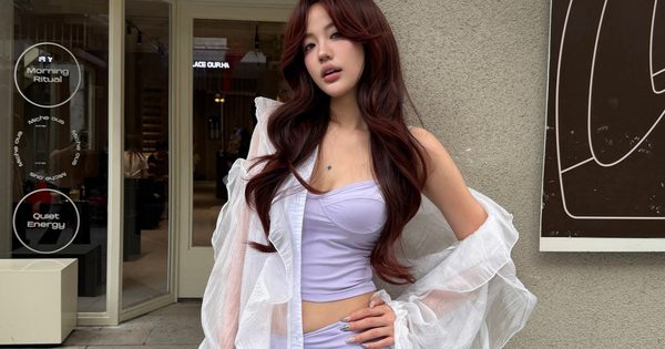 Sắc tím dịu dàng mang đến diện mạo ngọt ngào cho phái đẹp