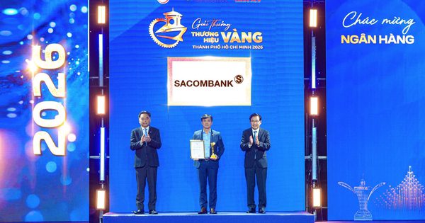 SACOMBANK 6 năm liên tiếp được vinh danh ‘Thương hiệu Vàng TP.HCM’