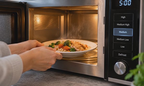 Sai lầm khi hâm nóng thức ăn bằng lò vi sóng