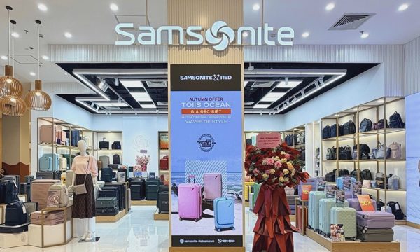 Samsonite ra mắt cửa hàng mới tại Aeon Hải Dương
