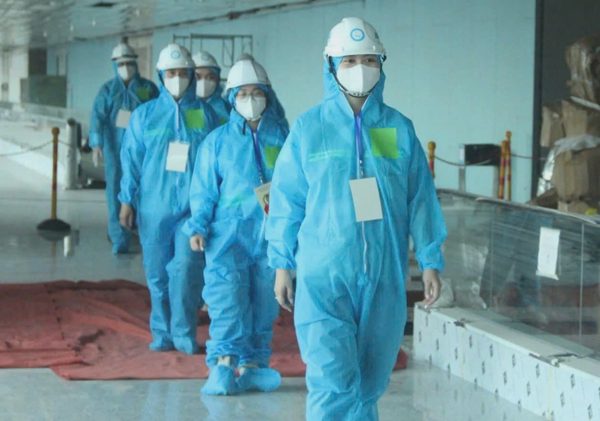 Sân bay Long Thành diễn tập đón chuyến bay từ vùng dịch