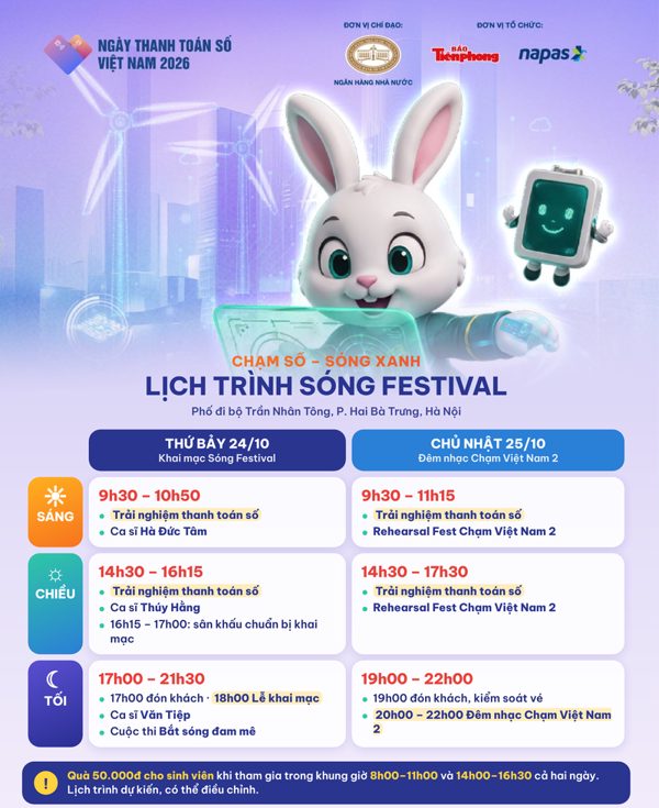 Săn quà, mua sắm ưu đãi tại Sóng Festival 2026