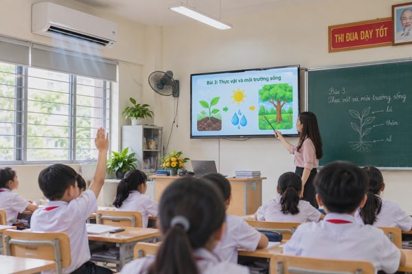 Sao trường không dùng máy lạnh, tivi cũ của khóa trước cho khóa sau?