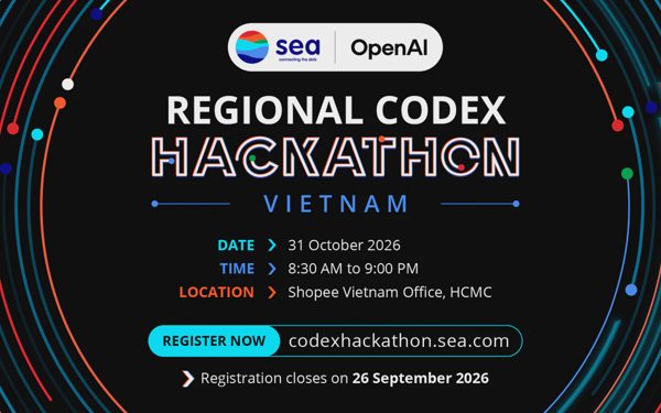 Sắp đóng cổng đăng ký Sea x OpenAI Codex Hackathon