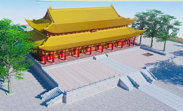 Sắp khởi công phục dựng điện Kính Thiên