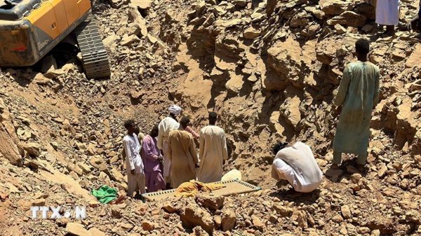 Sập mỏ vàng ở miền Bắc Sudan, hơn 30 người thương vong