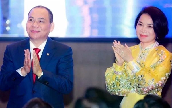 Sau dịp 2/9, vợ chồng tỷ phú Phạm Nhật Vượng có thêm hơn 1 tỷ USD