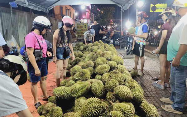 Sầu riêng đổ đống vỉa hè Sài Gòn, giá chỉ 20.000 đồng/kg nhưng ngon dở 'tuỳ duyên'