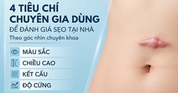 Sẹo bớt đỏ chưa chắc đã lành: 4 tiêu chí chuyên gia dùng để đánh giá sẹo