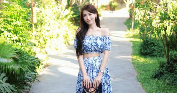 Set áo chân váy hoa 'chiếm trọn' ánh nhìn xuống phố